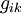 g_{ik} \ 