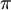 \pi \ 